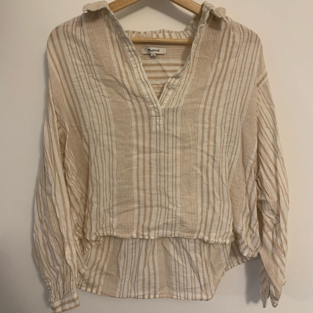 Madewell stripe blouse